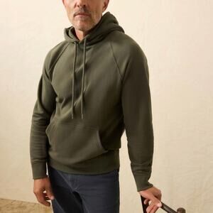 Faherty High Standard Fall Evergreen Fleece Hoodie XXL NEW Pullover Sweatshirt